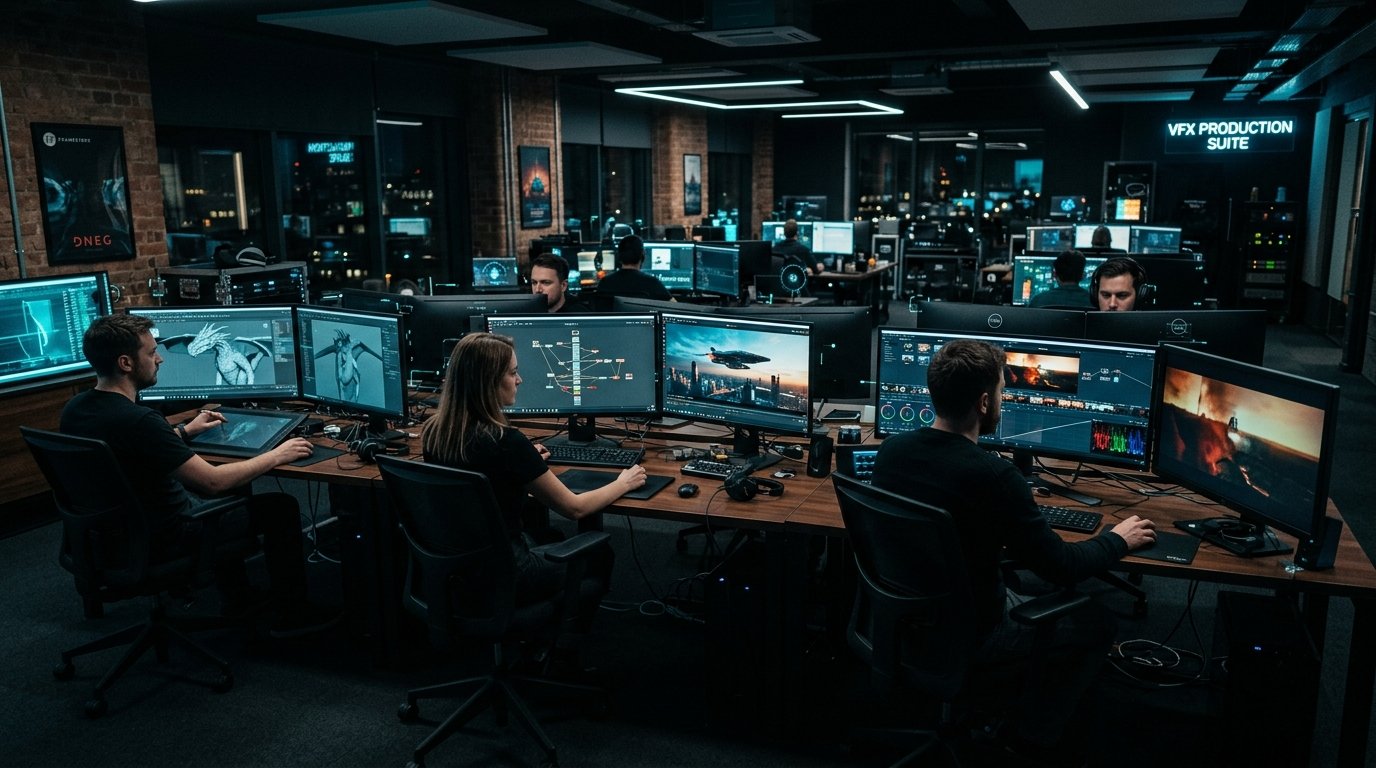 Digital Storm Pictures VFX Production Floor