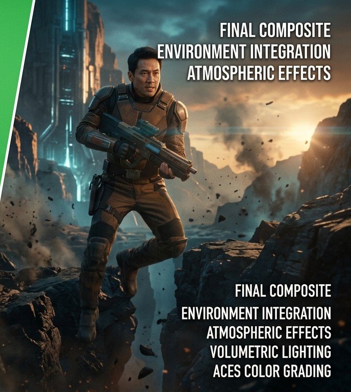After Working: Final ACES Composited Plate