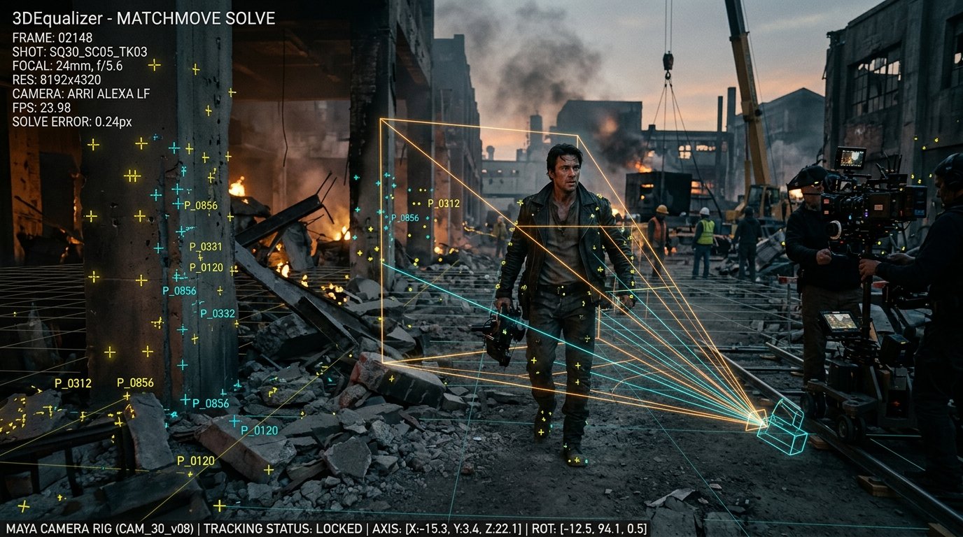 3D Match Move Camera Tracking